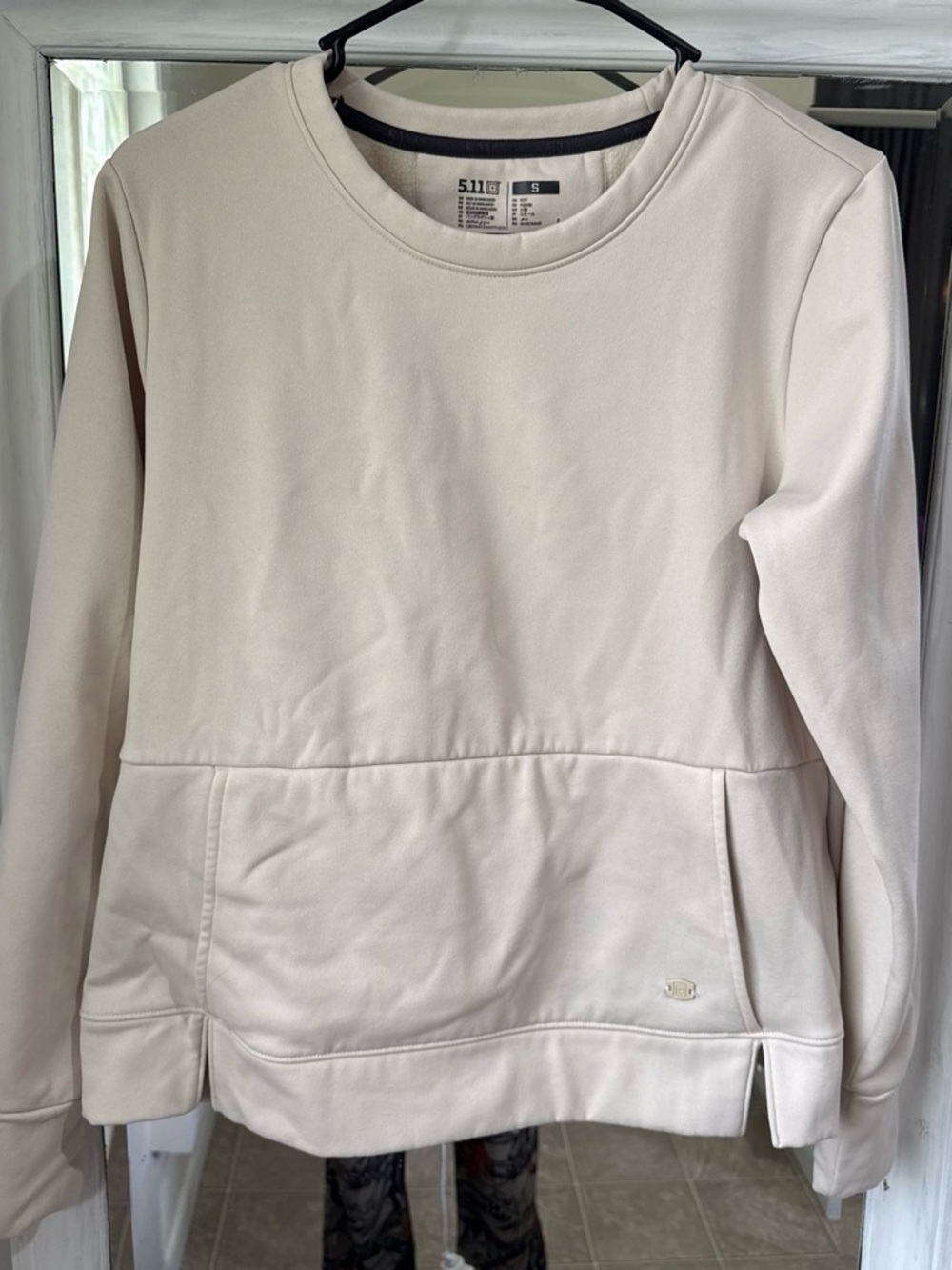 5.11 Tactical Women's Light Cream Crewneck Pullover